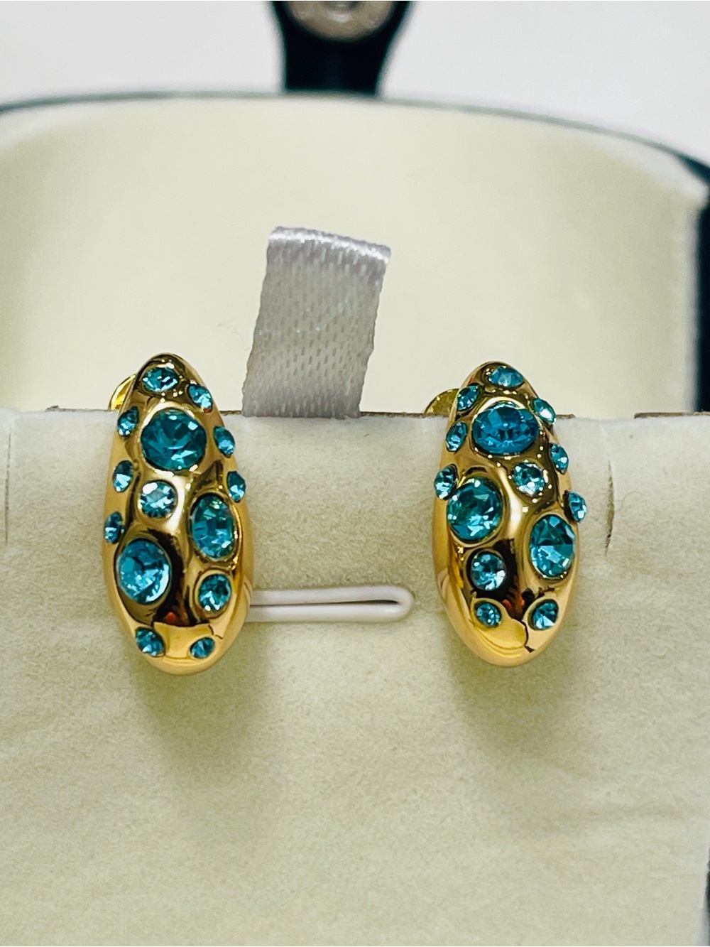 Kurt Geiger Gold-Tone Earrings with  Crystal Accents